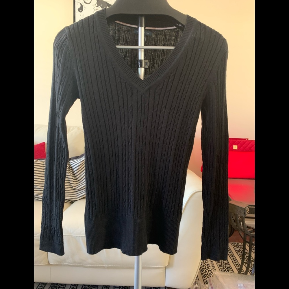 Tommy Hilfiger Cable  V-Neck Sweater
